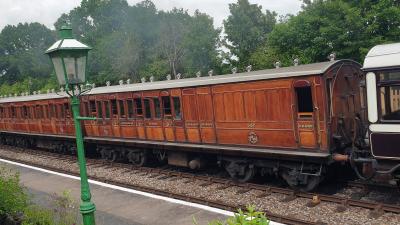 387 coach at Bluebell Railway - Kingscote. &copy; MikeMOL