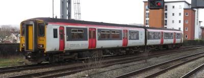 150235 at Cardiff Central. &copy; Geoff