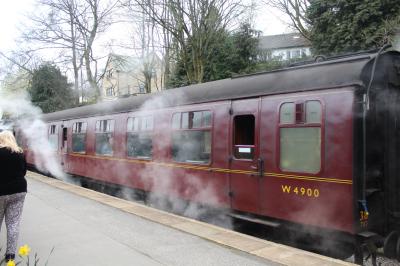 4900 coach at Keighley & Worth Valley Railway - Haworth. &copy; ConnorsRailPhotography
