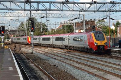 220032,220025 at Stafford. &copy; trainlogger