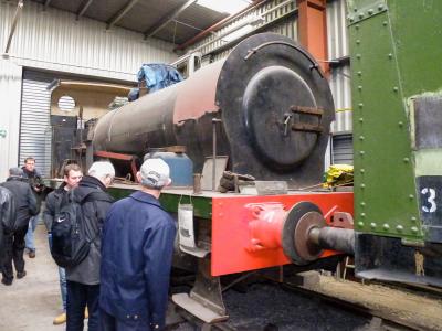 AE1883 steam at Ribble Steam Railway. &copy; llamafish