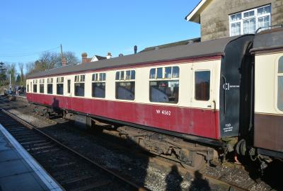 4562 coach at East Somerset Railway - Cranmore. &copy; AJax