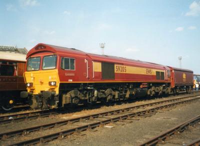 photo of 59205 at Old Oak Common open day
