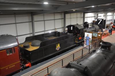9017 steam at Severn Valley Railway - Highley Engine House. &copy; AJax