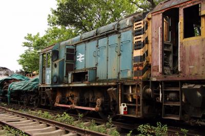 08536 at Wishaw - Railway Support Services. &copy; al66class59