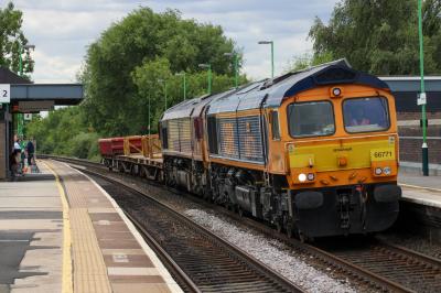 66771 at Tamworth. &copy; South Coast Trainspotter