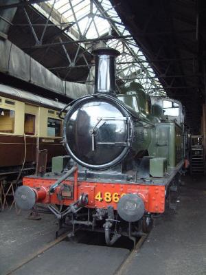 1466 STEAM at Didcot Railway Centre. &copy; Byron5574