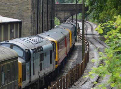 144011 at Keighley & Worth Valley Railway - Haworth depot. &copy; AJax