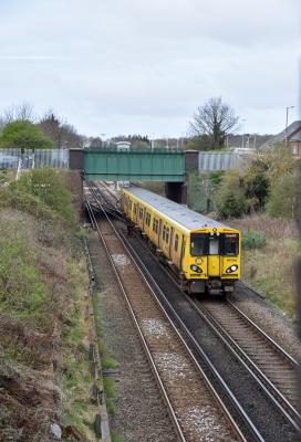 507015 at Birkenhead North. &copy; Brodie