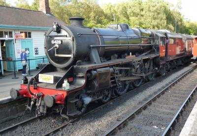 5428 steam at North Yorkshire Moors Railway - Grosmont. &copy; BigKev