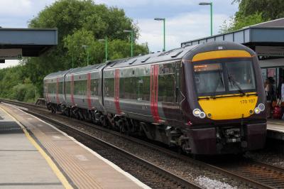 170107 at Tamworth. &copy; South Coast Trainspotter