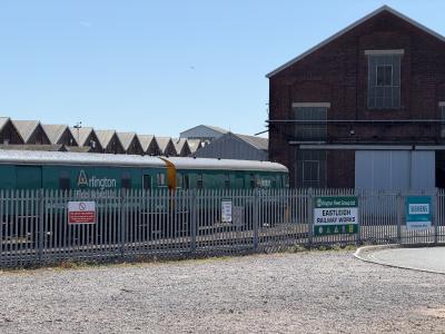 68504 at Eastleigh Works. &copy; Luivery