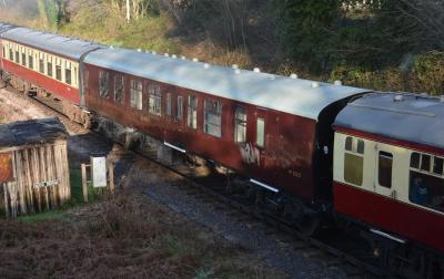 35327 coach at South Devon Railway - Hood Bridge. &copy; AJax