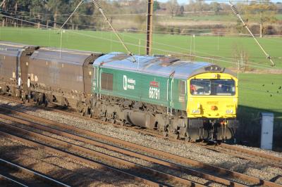 66791 at South Otterington. &copy; ConnorsRailPhotography
