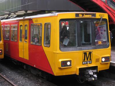 TW4003 at Tyne & Wear Metro system. &copy; Byron5574