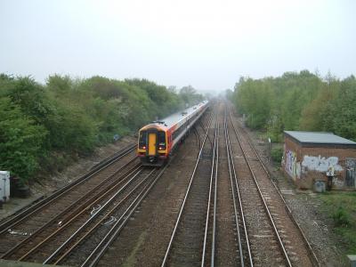 159007 at Worting Junction. &copy; Pape_Timmo