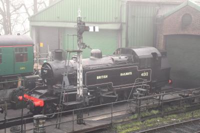41312 steam at Mid Hants Railway - Ropley. &copy; MJM