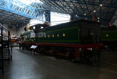 737 steam at York National Railway Museum. &copy; AJax
