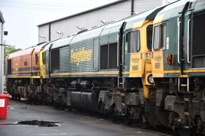 66543 at Leeds Vehicle Maintenance Facility (Leeds Midland Road). &copy; MJM