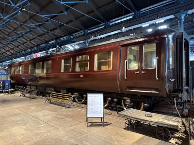 LMS799 coach at York National Railway Museum. &copy; AJax