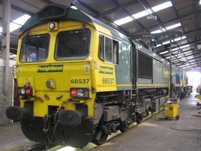 66537 at Leeds Vehicle Maintenance Facility (Leeds Midland Road). &copy; Byron5574