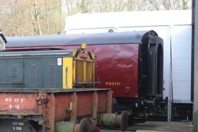 80591 coach at Keighley & Worth Valley Railway - Oxenhope. &copy; ConnorsRailPhotography