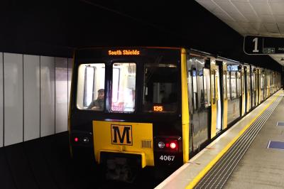 TW4067 at Newcastle Central (Tyne and Wear Metro). &copy; MJM
