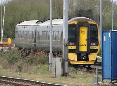 158767 at Westbury Yard. &copy; MJM