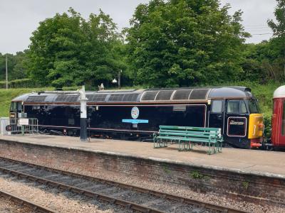 57002 at Bluebell Railway - Horsted Keynes. &copy; MikeMOL