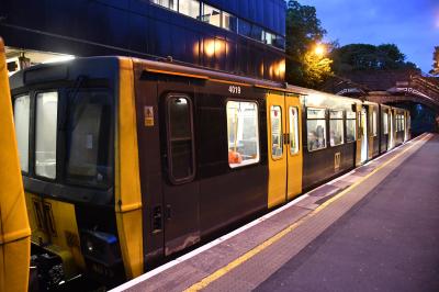 TW4019 at South Gosforth (Tyne & Wear Metro). &copy; MJM