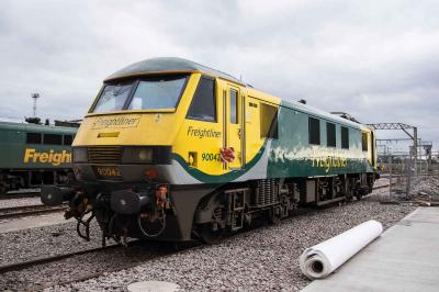 90042 at Crewe Basford Hall. &copy; Shotts