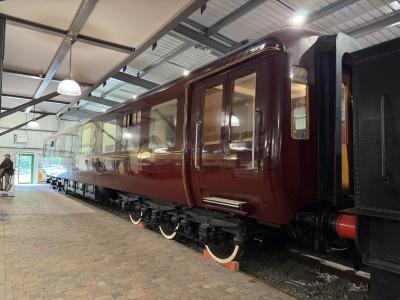 LMS798 coach at Severn Valley Railway - Highley Engine House. &copy; AJax