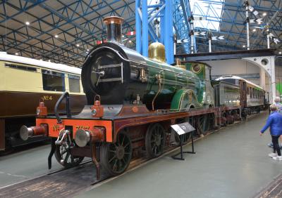 737 steam at York National Railway Museum. &copy; AJax