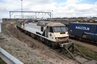 90050 at Crewe Basford Hall. &copy; Shotts