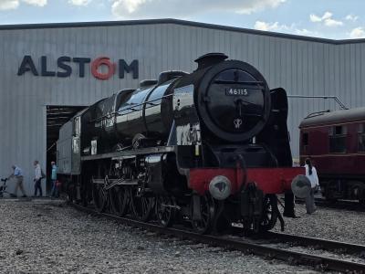46115 steam at Derby - The Greatest Gathering 2025. &copy; MikeMOL