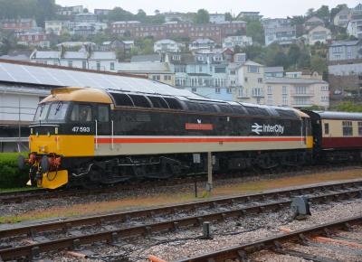 47593 at Dartmouth Steam Railway - Kingswear. &copy; AJax