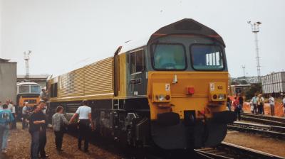 59102 at Laira T&RSMD. &copy; Davejones12