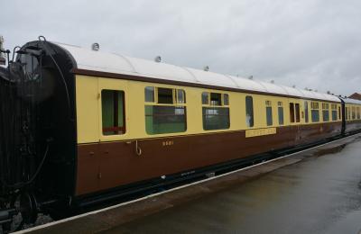 GWR9581 coach at Severn Valley Railway - Kidderminster. &copy; AJax