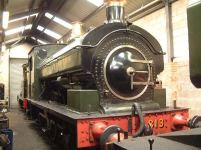 813 STEAM at Chasewater Railway. &copy; Byron5574