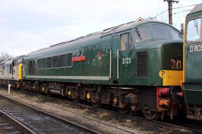 D123 at Great Central Railway. &copy; al66class59