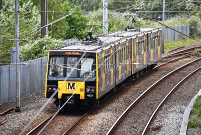 TW4024 at Chillingham Road (Tyne & Wear Metro). &copy; MJM