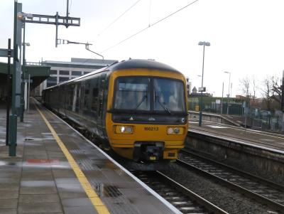 166213 at Cardiff Central. &copy; Geoff