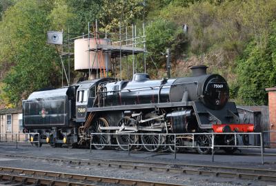 75069 steam at Severn Valley Railway - Bewdley. &copy; AJax