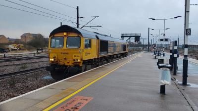 66785 at Peterborough. &copy; Geoff