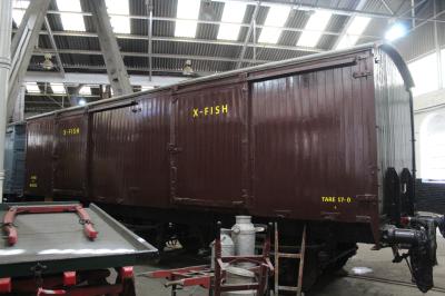 LMS40252 coach at Barrow Hill Roundhouse. &copy; ConnorsRailPhotography