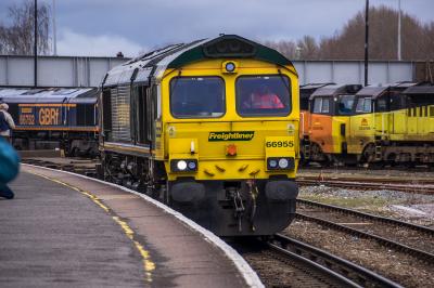 66955 at Eastleigh. &copy; Shotts