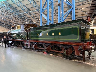 737 steam at York National Railway Museum. &copy; AJax