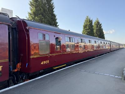 4905 coach at Severn Valley Railway - Kidderminster. &copy; AJax