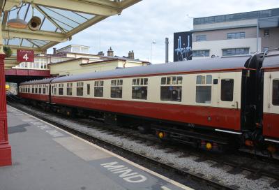 3096 coach at Keighley & Worth Valley Railway - Keighley. &copy; AJax