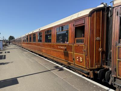 LNER43612 coach at Severn Valley Railway - Kidderminster. &copy; AJax